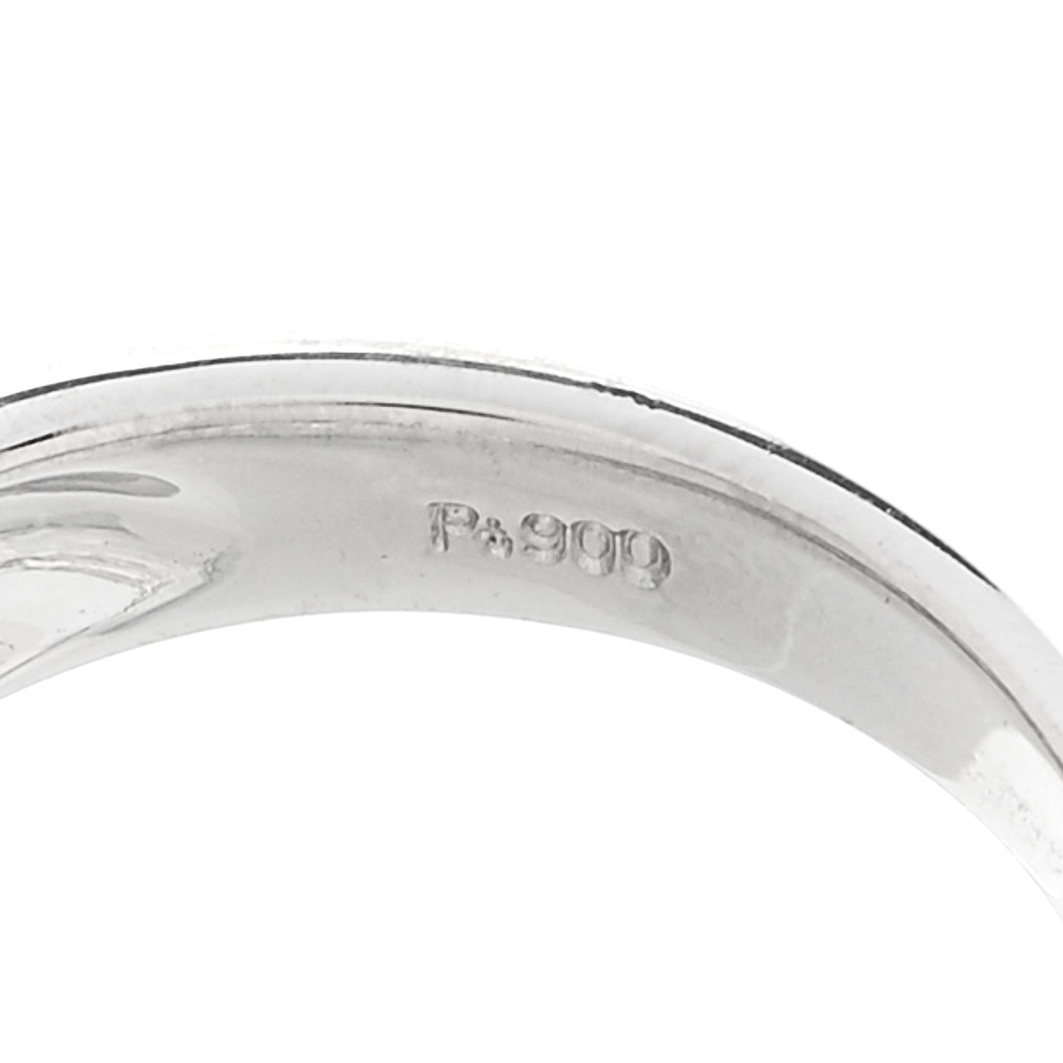 Parker & West by FASHIONPHILE Platinum Diamond 1.18ctw Three Row Dome Band Ring  52 6 9 of 10