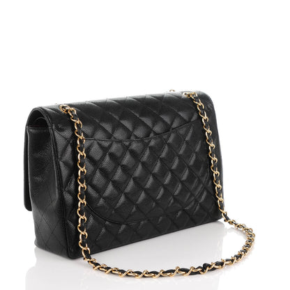 Chanel Caviar Quilted Maxi Double Flap Black 3 of 7