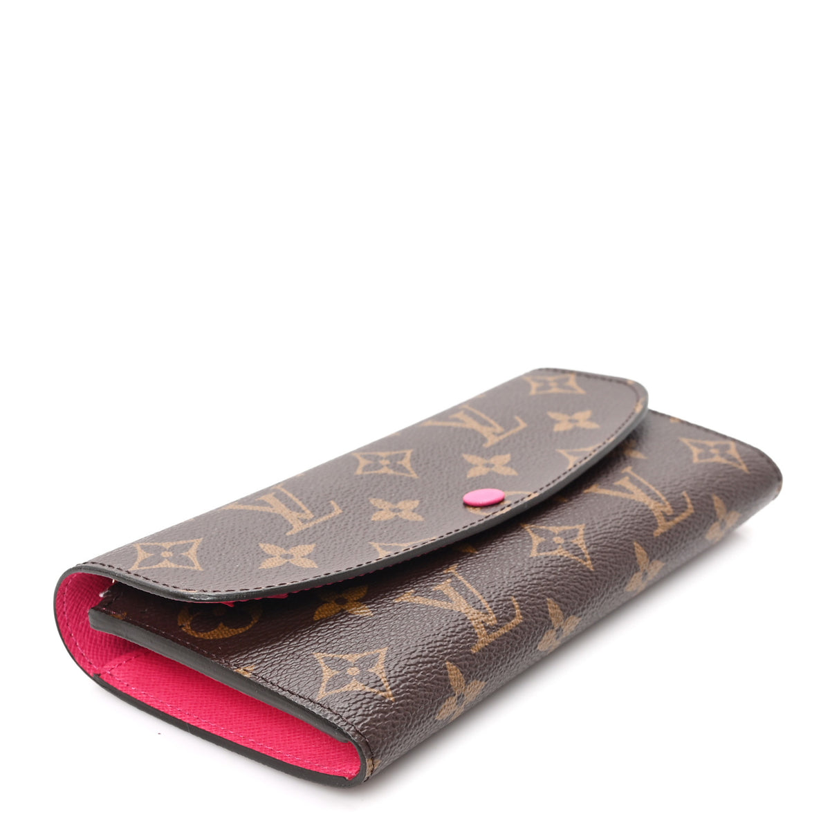 Monogram Emilie Wallet Hot Pink