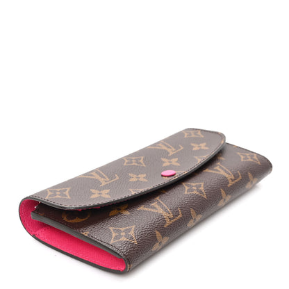 Louis Vuitton Monogram Emilie Wallet Hot Pink 4 of 7