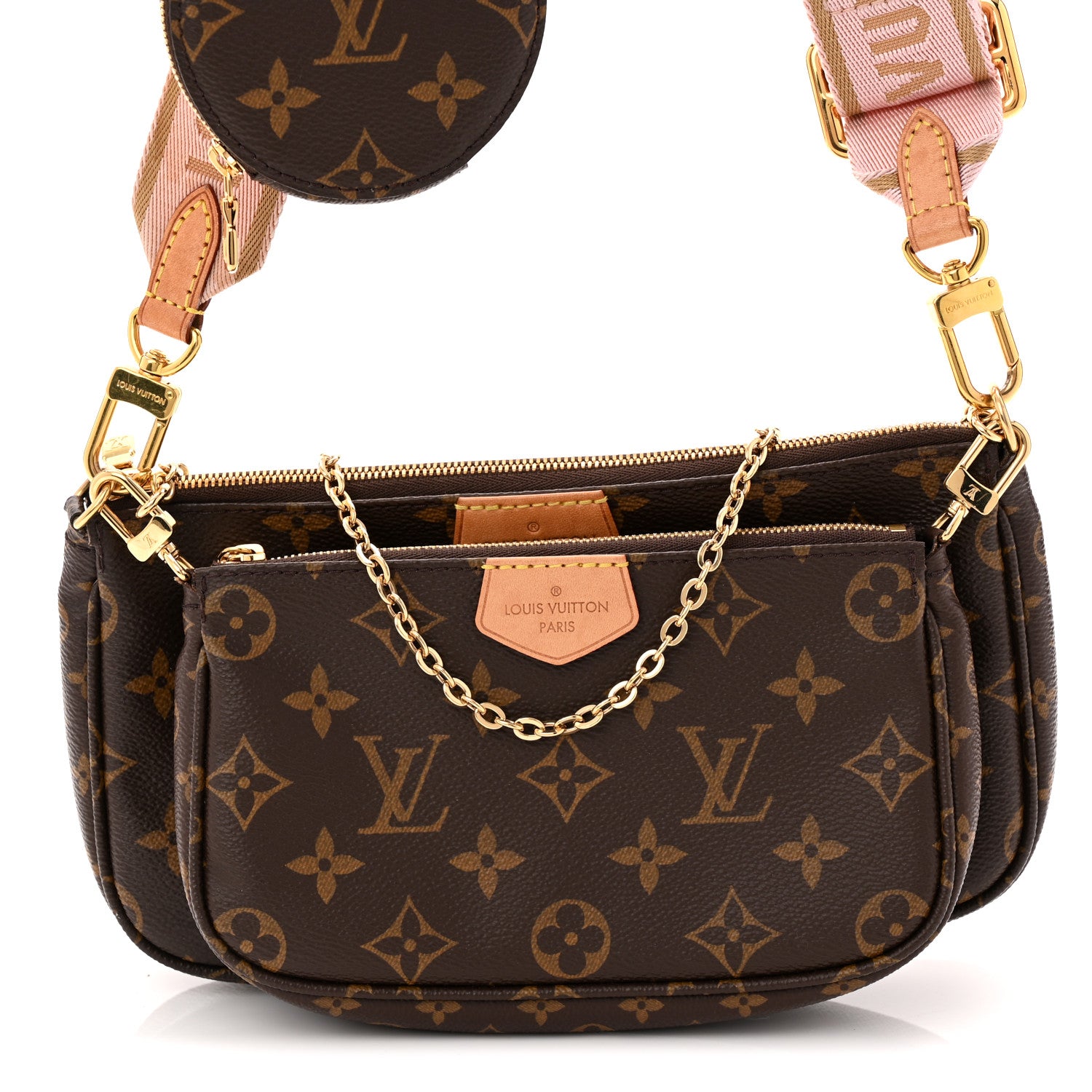 Louis Vuitton Monogram Multi Pochette Accessories Rose Clair 8 of 11