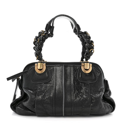 Chloe Lambskin Heloise Satchel Black 1 of 15