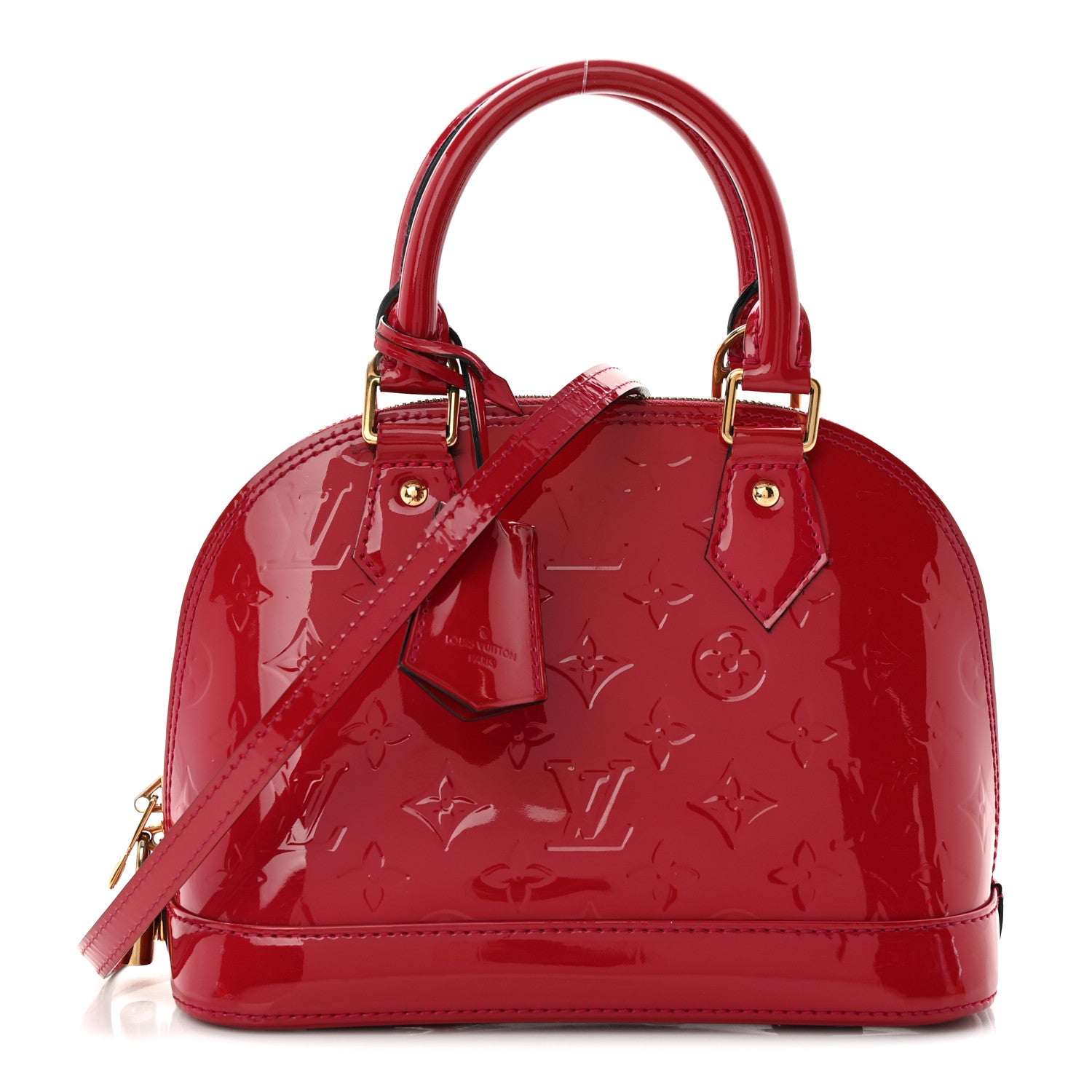 Louis Vuitton Vernis Alma BB Rose Indien 1 of 11