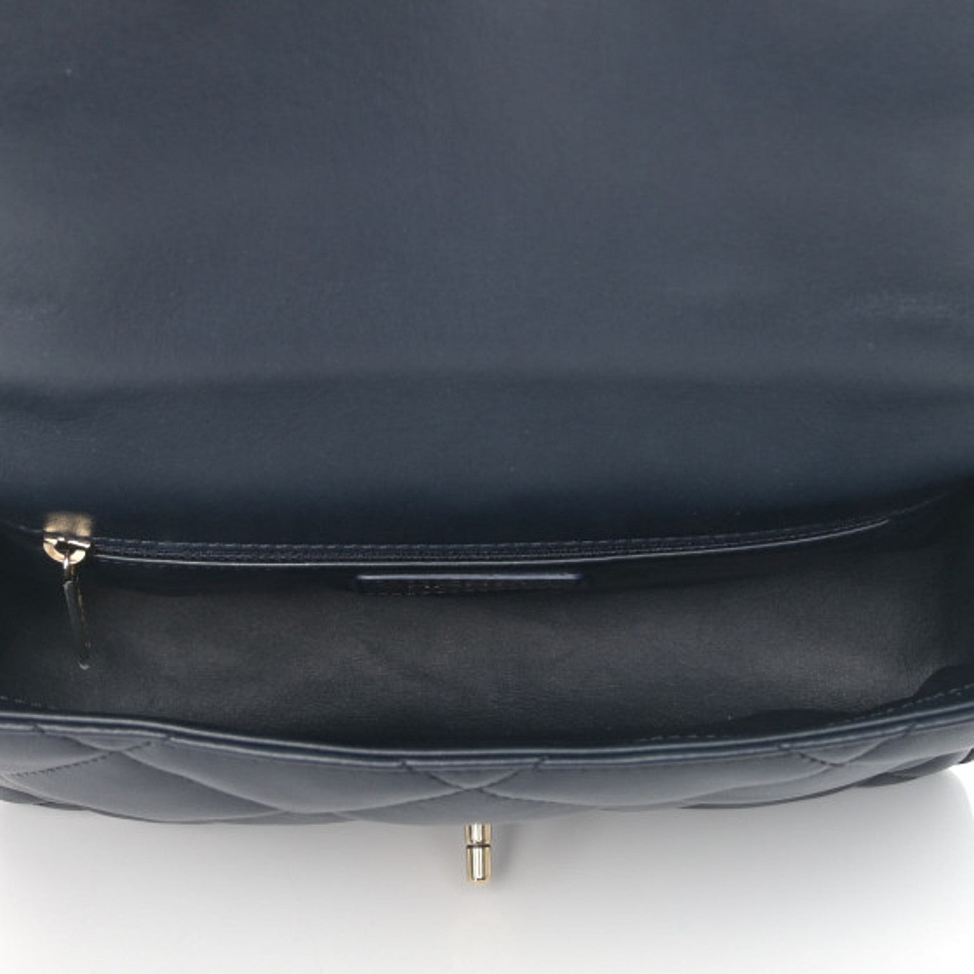 Chanel Lambskin Quilted Easy Carry Flap Navy 5 of 9