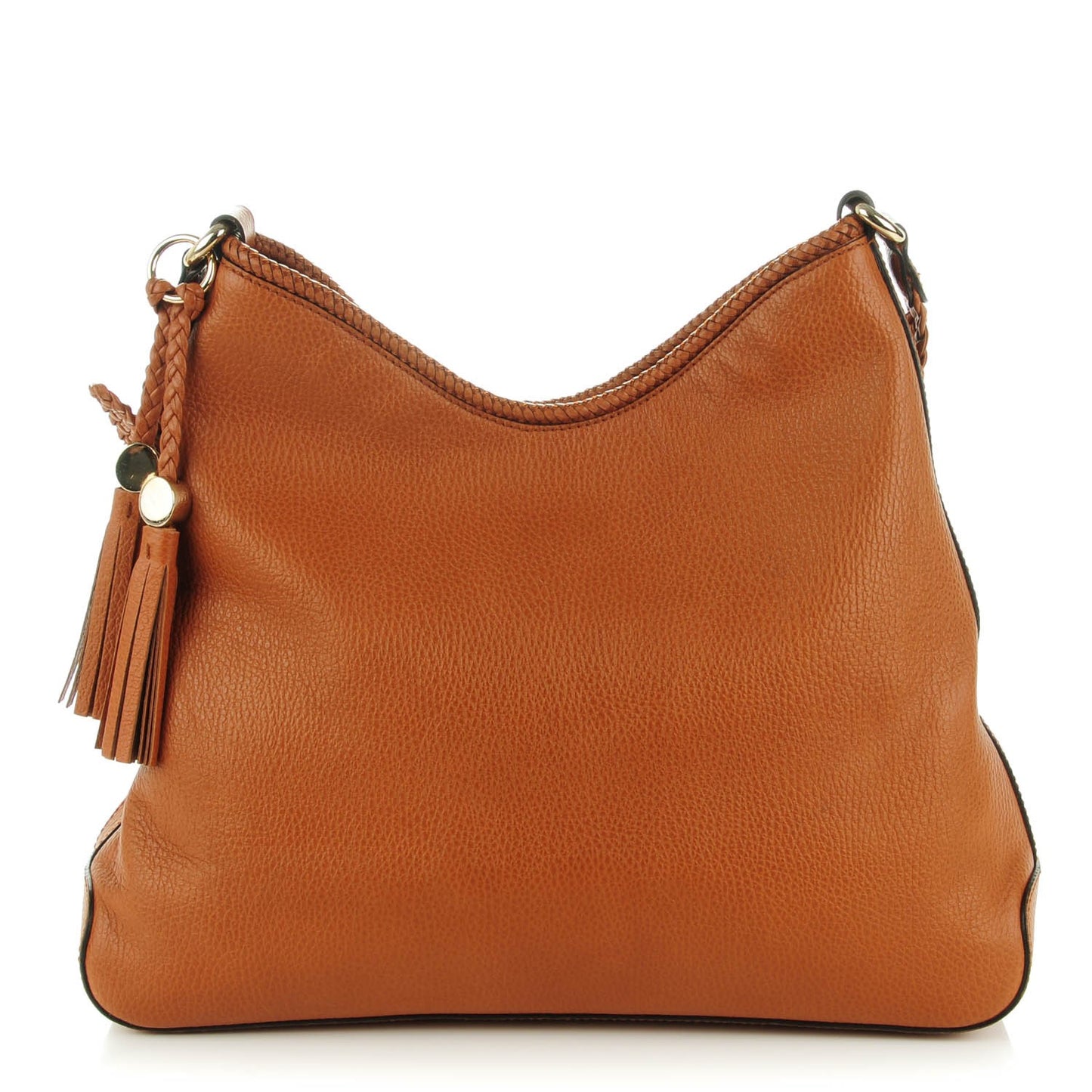 Pebbled Calfskin Medium Marrakech Hobo Brown