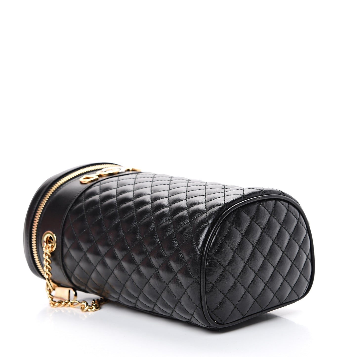 Calfskin Trapuntata Zumi Belt Bag Black