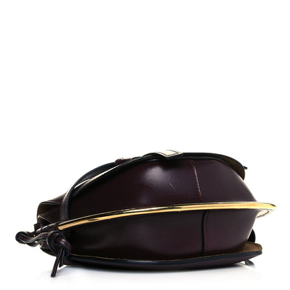 Loewe Calfskin Small Metal Gate Crossbody Bag Oxblood 4 of 10