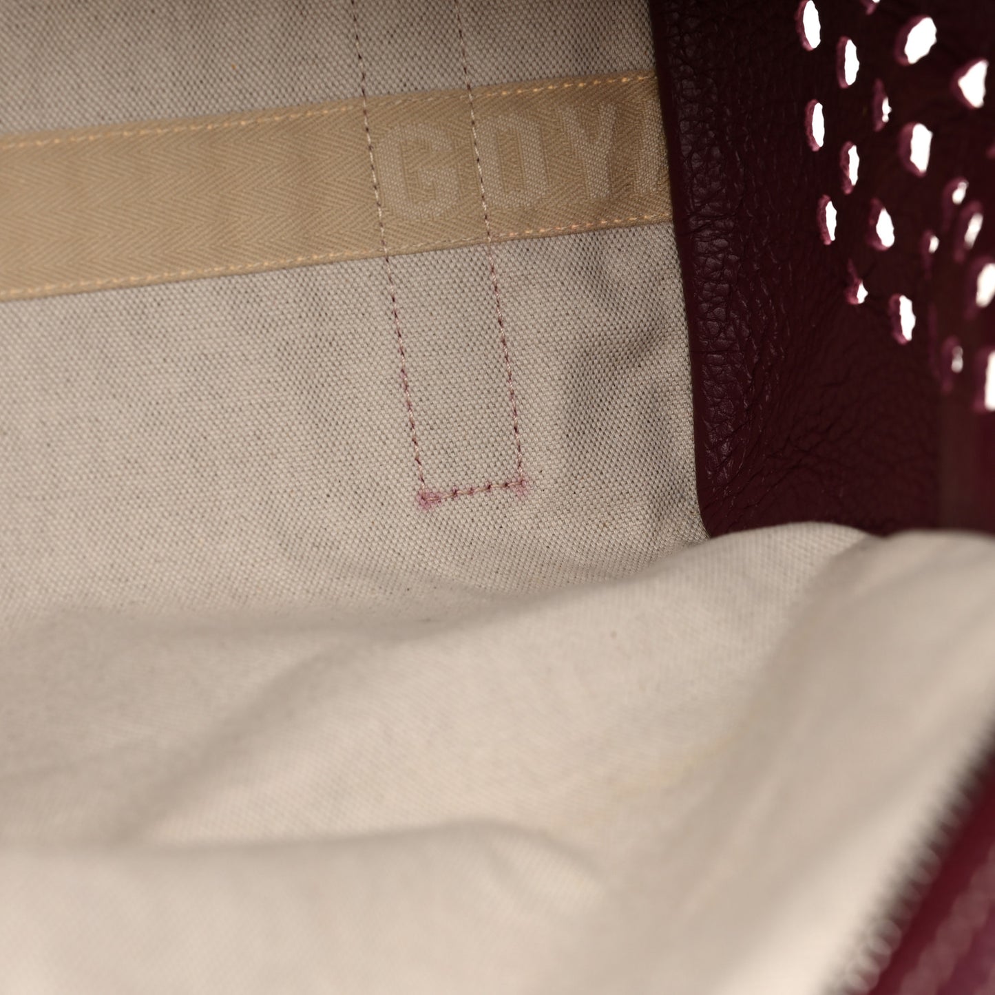 Goyardine Sac Hardy Pet Carrier PM Burgundy