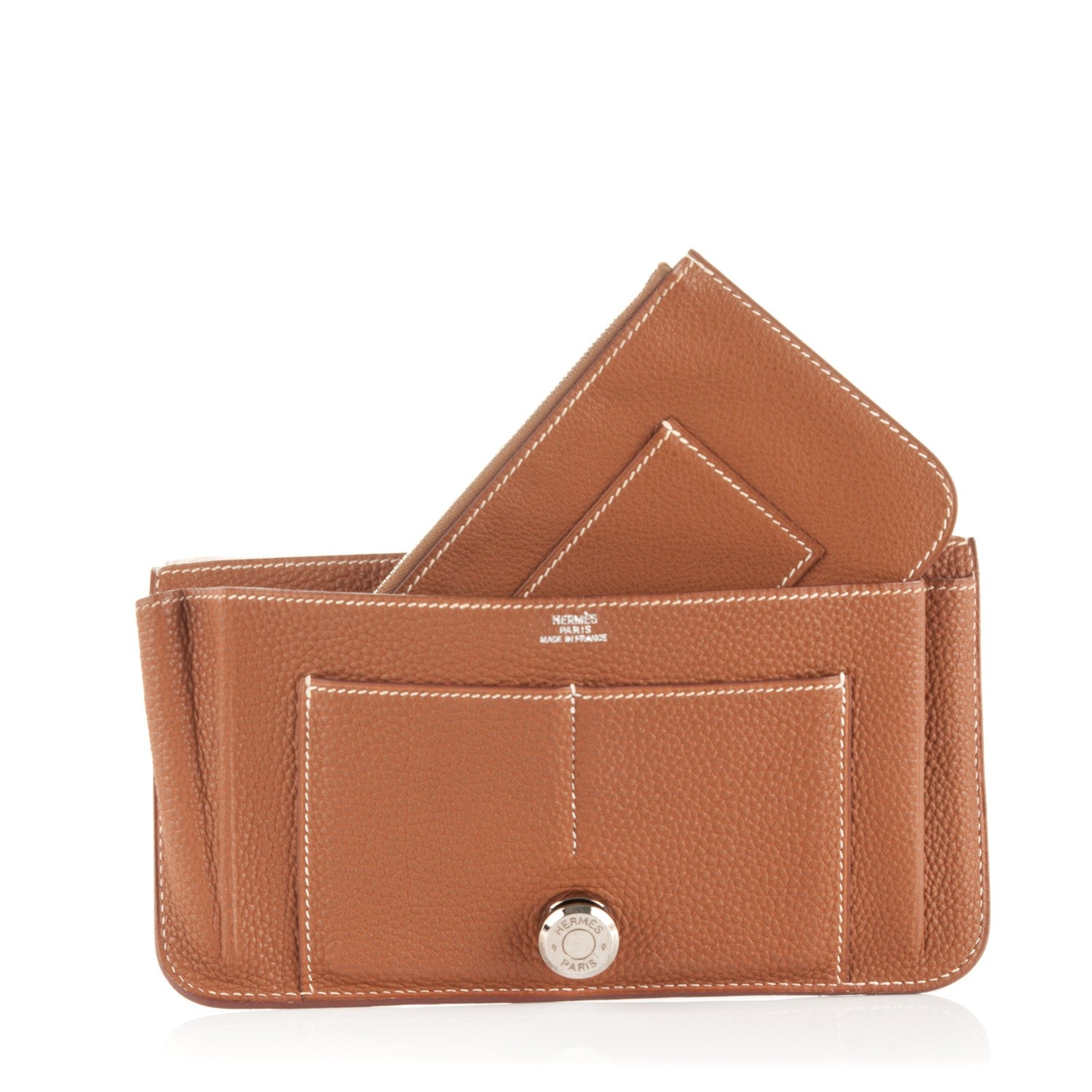 Hermes Togo Dogon Duo Wallet Gold 9 of 9