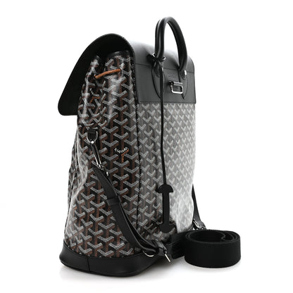 Goyard Goyardine Calfskin Alpin MM Backpack Black 3 of 11