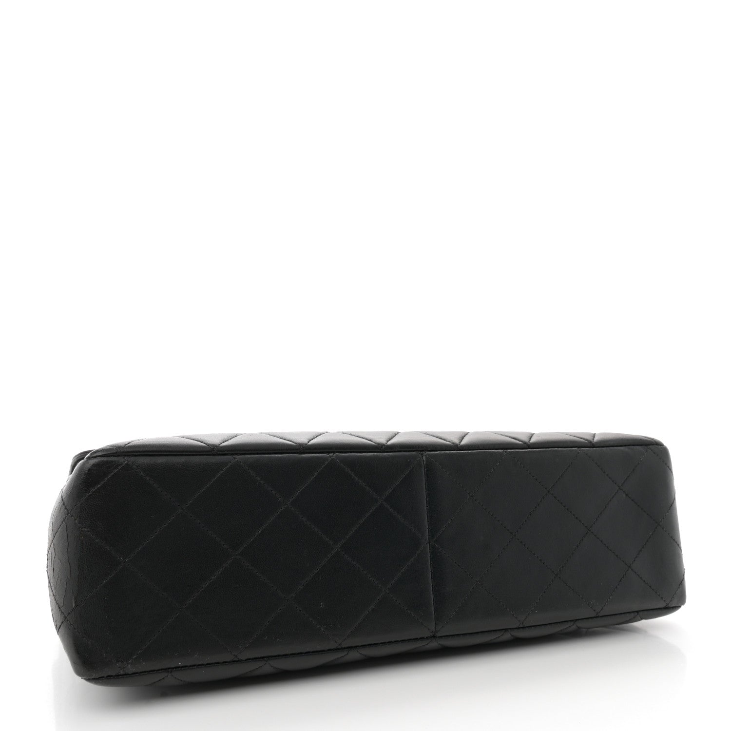 Chanel Lambskin Quilted Jumbo Single Flap Black 4 of 14