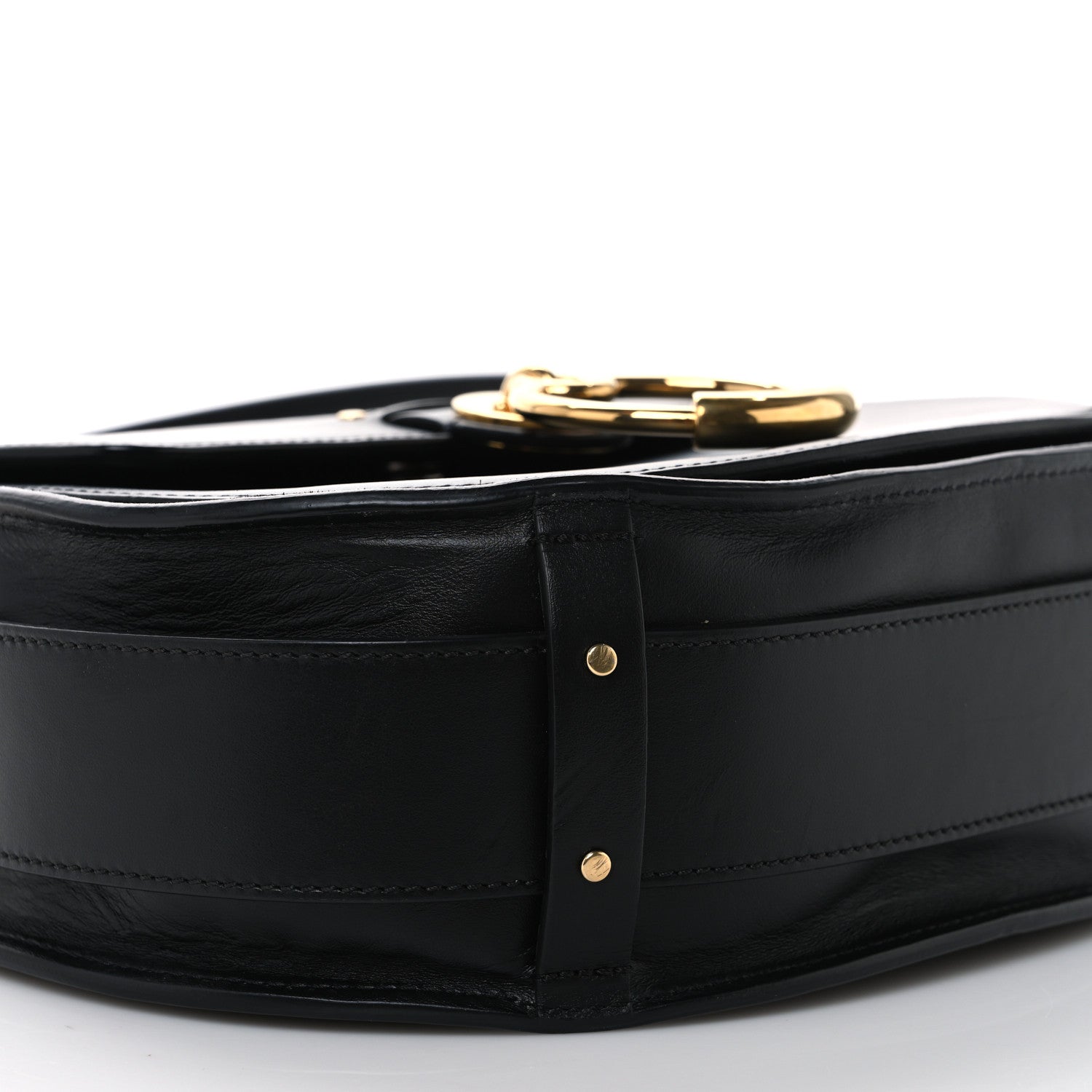 Chloe Calfskin Suede Large Tess Bag Black 8 of 10