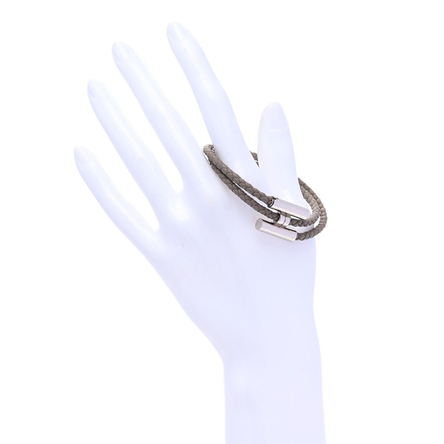 Swift Double Wrap Cord Tournis Tresse Bracelet Etoupe