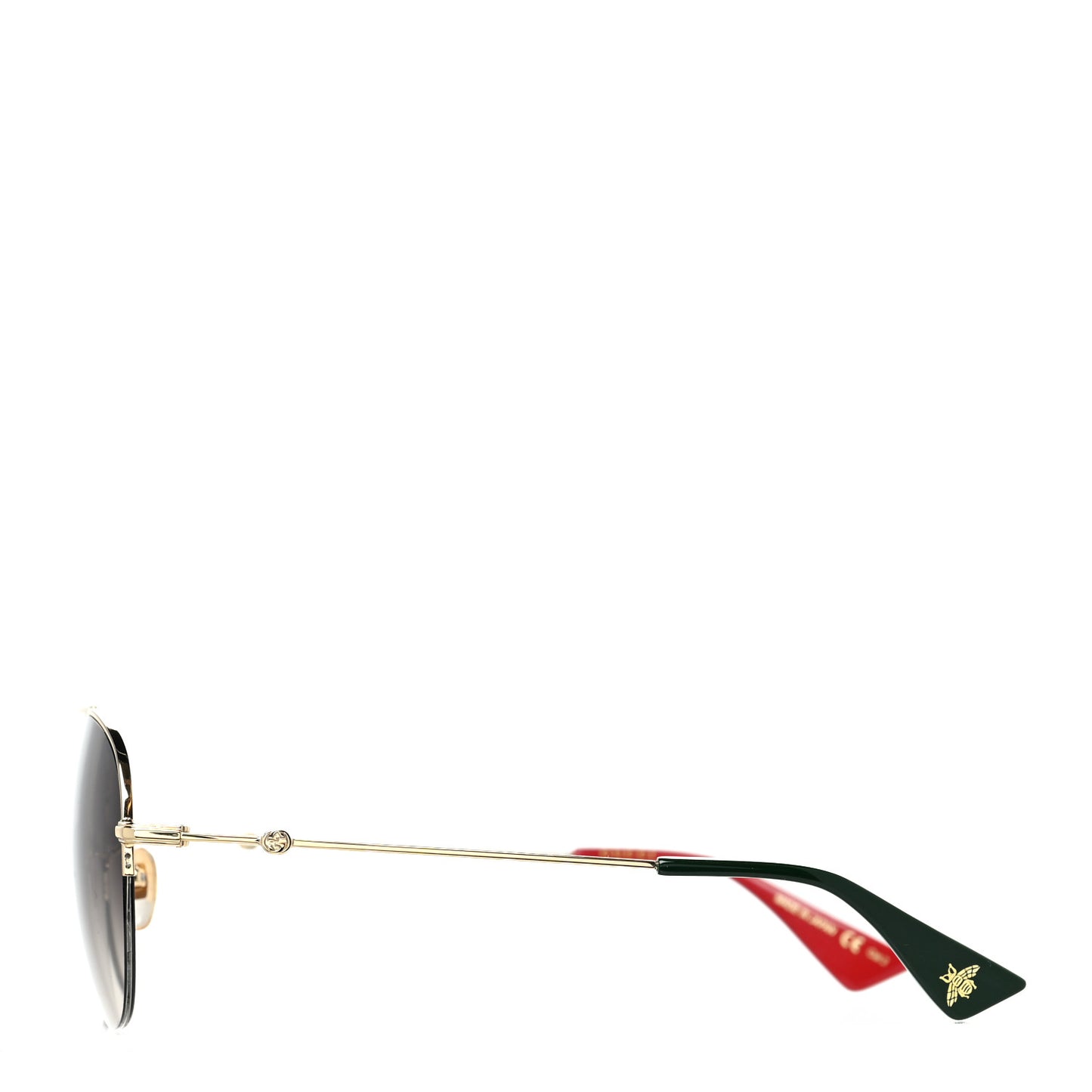 Aviator Sunglasses GG0107/S Green Red