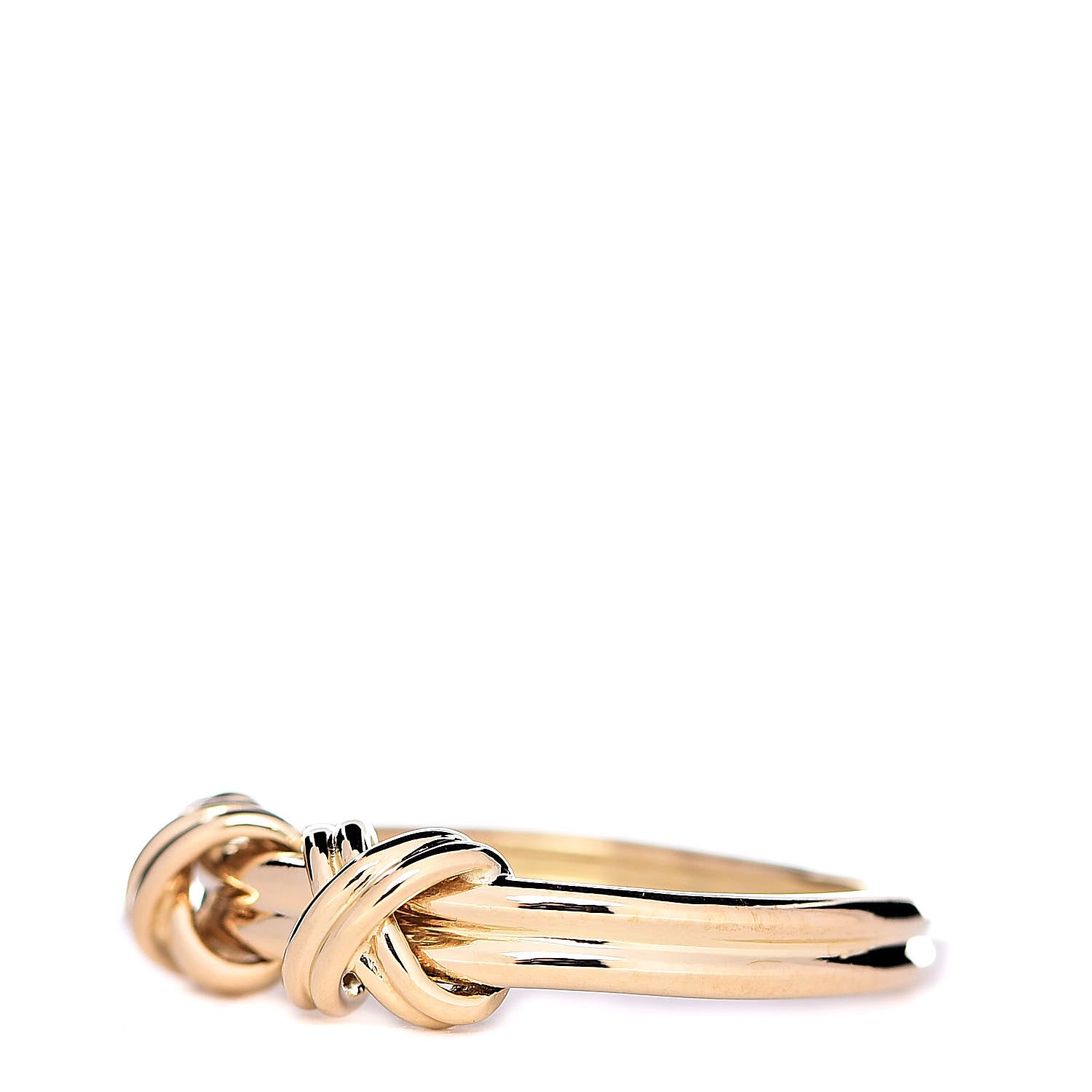 Tiffany 18K Yellow Gold Signature Double X Ring 52 6 3 of 5