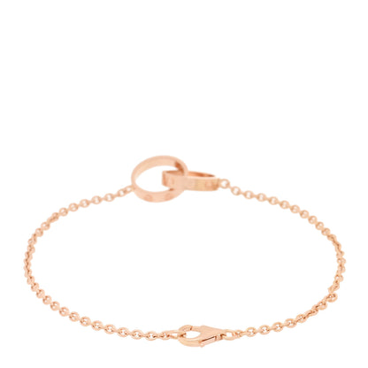 Cartier 18K Pink Gold Interlocking LOVE Bracelet 2 of 3