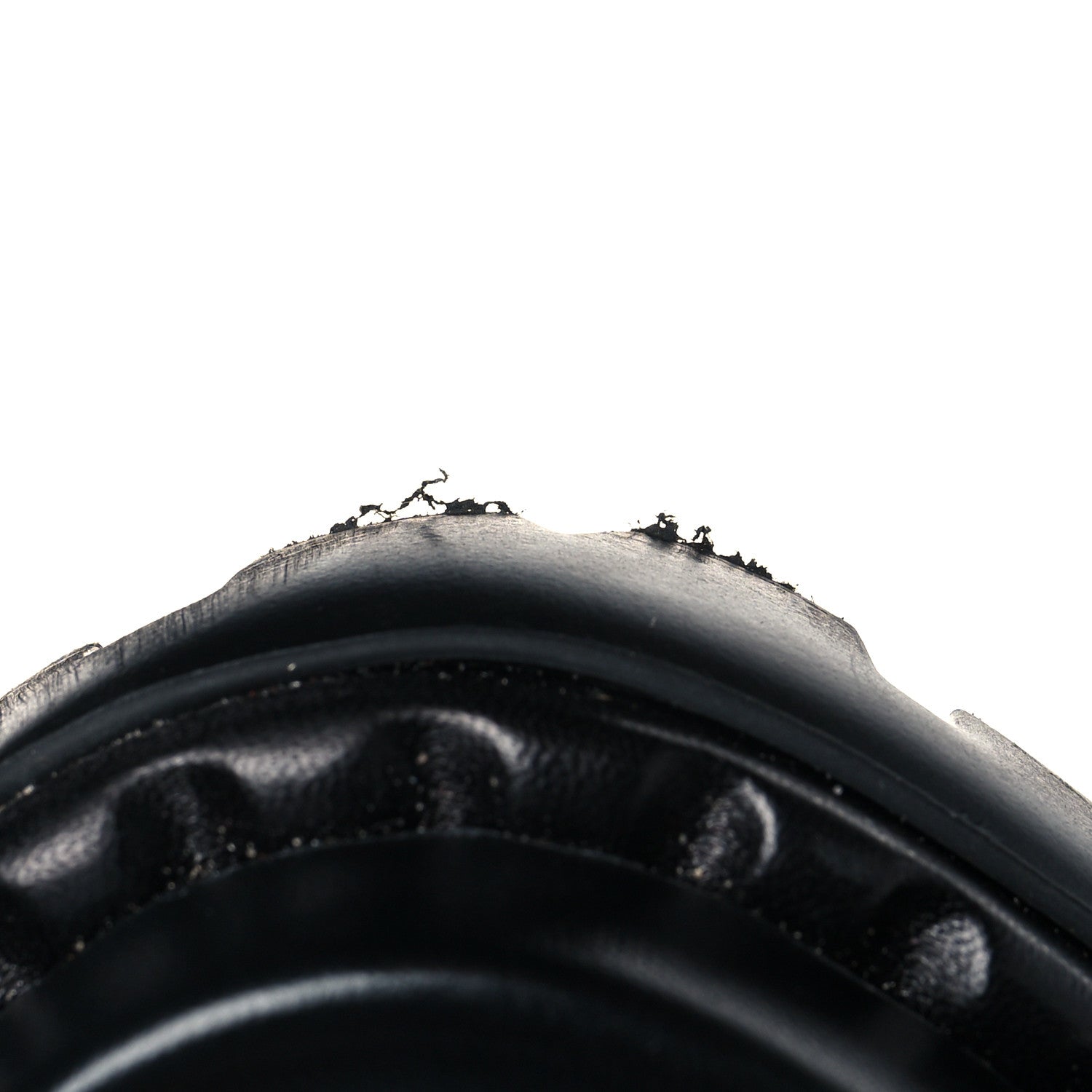 Prada Nappa Padded Blow 20mm Slingback Sandals 35 Black 8 of 9