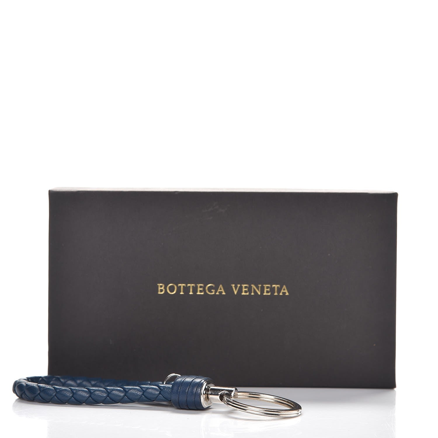 Bottega Veneta Nappa Intrecciato Key Ring 3 of 3