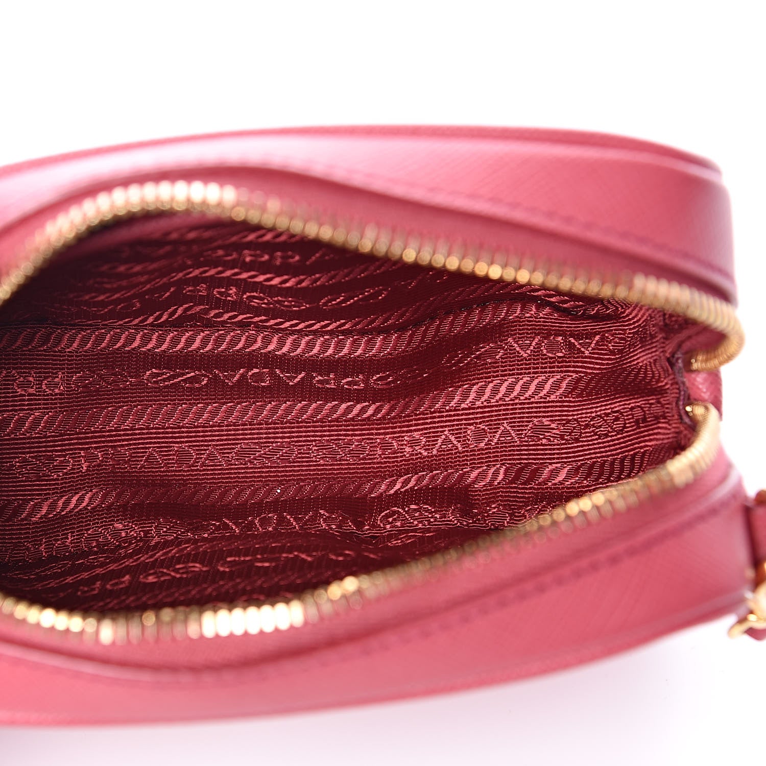 Prada Saffiano Mini Camera Crossbody Peonia 5 of 11