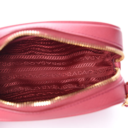 Prada Saffiano Mini Camera Crossbody Peonia 5 of 11