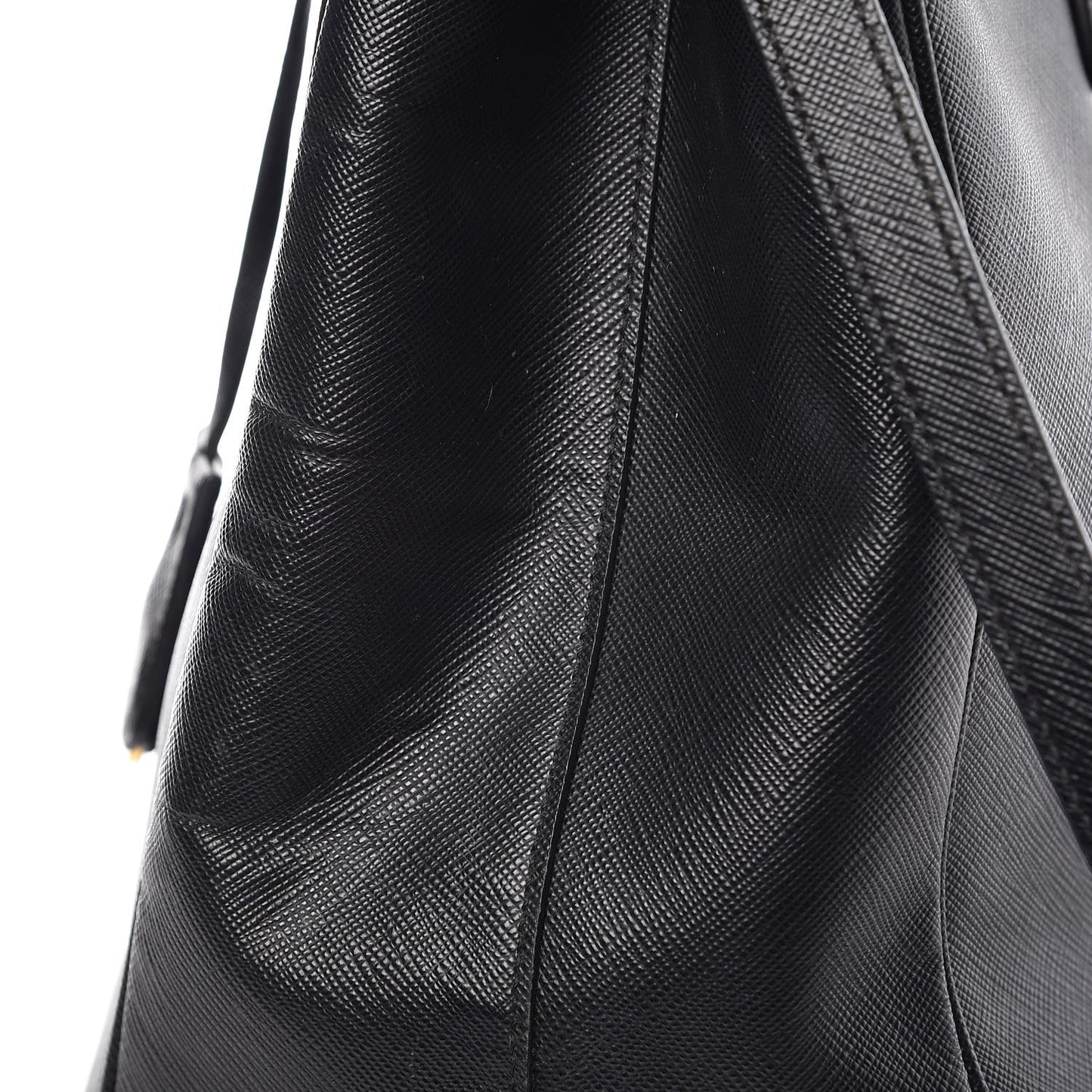 Saffiano Medium Galleria Double Zip Tote Black