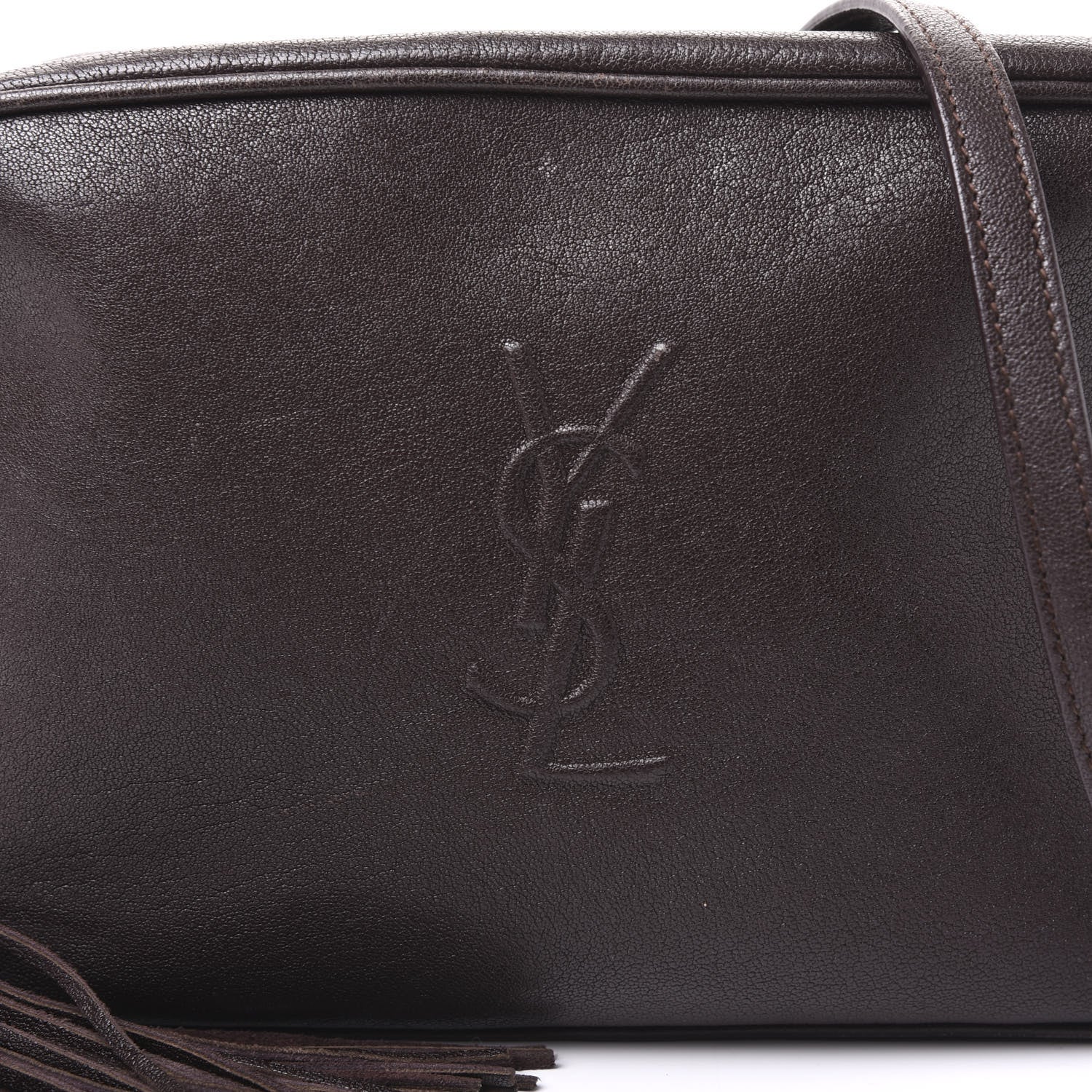 Saint Laurent Lambskin Monogram Small Lou Camera Bag Black Tulipe 6 of 10