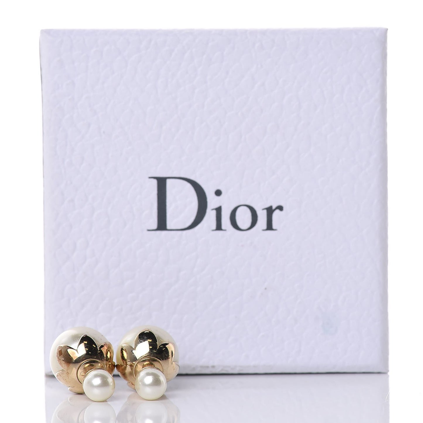 Pearl Mise En Dior Tribal Earrings Gold