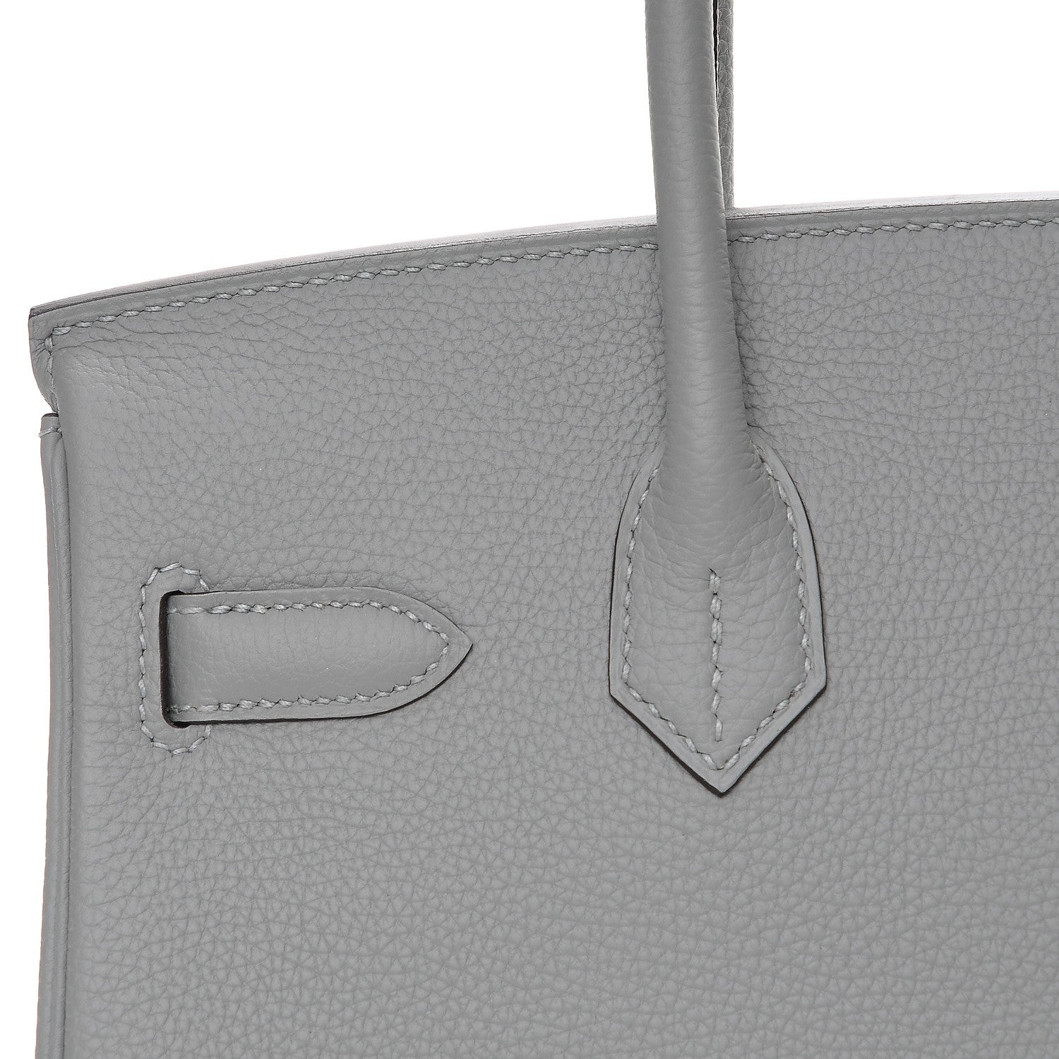 Hermes Togo Birkin 30 Gris Mouette 8 of 26
