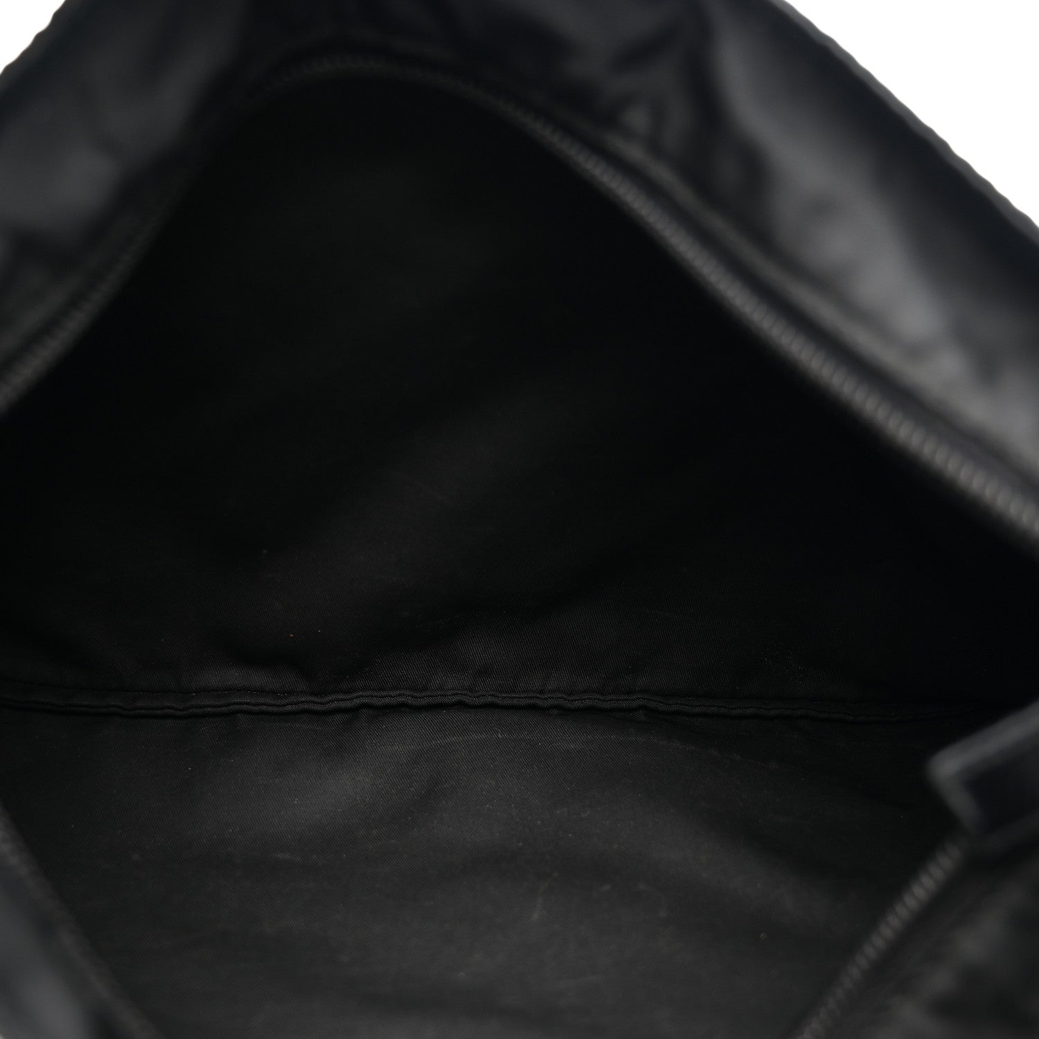 Prada Tessuto Nylon Flat Messenger Bag Black 5 of 10