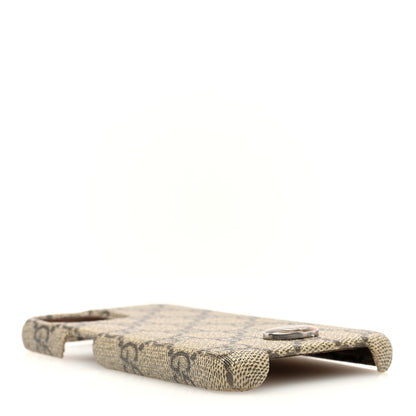 Gucci GG Supreme Monogram Ophidia iPhone 14 Phone Case Beige Ebony 4 of 5
