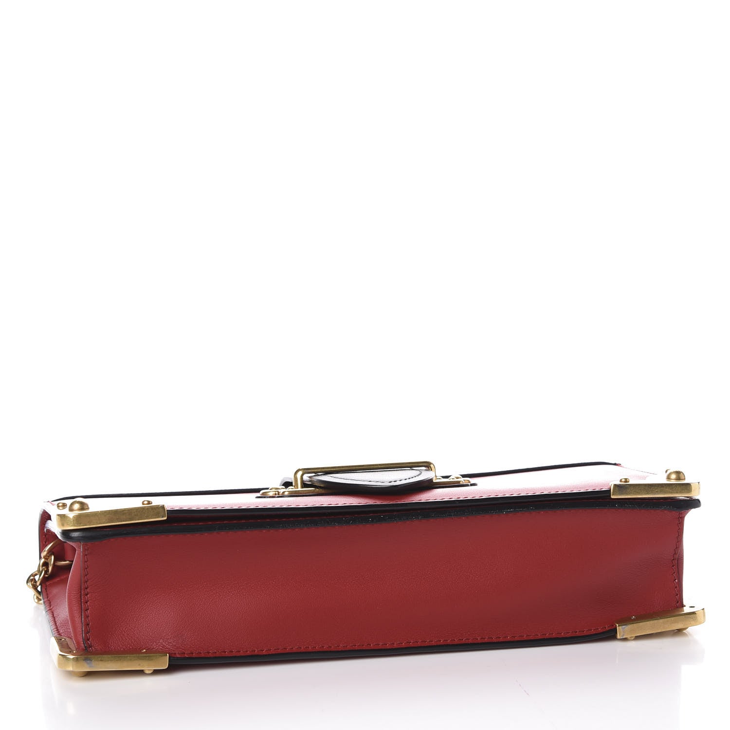 Prada City Calf Saffiano Cahier Pochette Fuoco Black 3 of 9