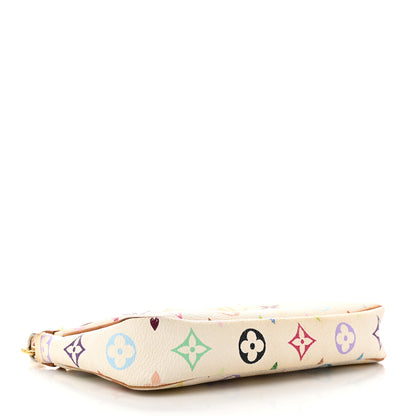 Louis Vuitton Monogram Multicolor Pochette Accessories White 4 of 10