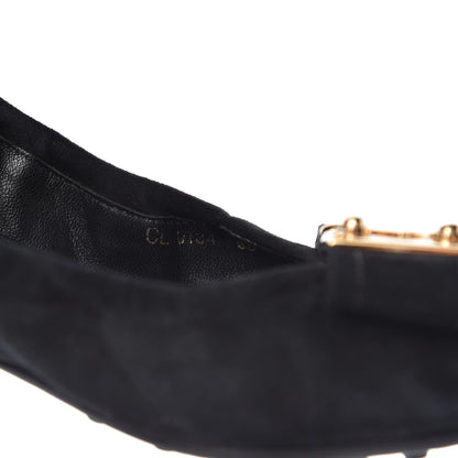 Louis Vuitton Suede S-Lock Ballerina Flats 37 Black 9 of 9