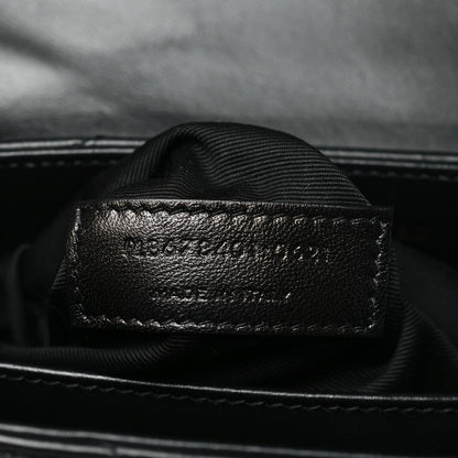 Saint Laurent Calfskin Y Quilted Monogram Monochrome Toy Loulou Crossbody Bag Black 7 of 10