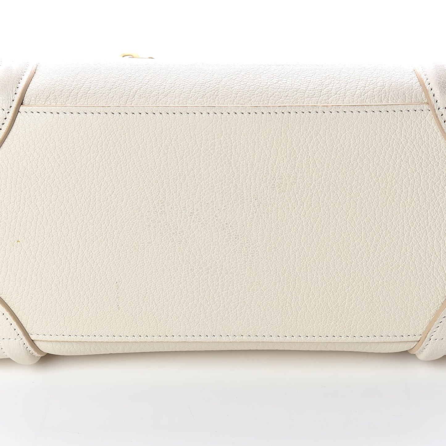 Goatskin Micro Luggage White