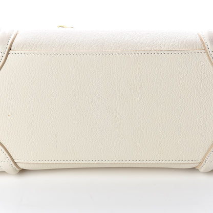 Celine Goatskin Micro Luggage White 14 of 22