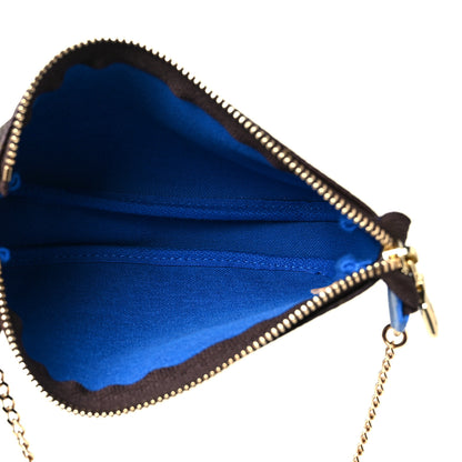 Louis Vuitton Monogram 2019 Christmas Animation Mini Venice Pochette Accessories Blue 5 of 9