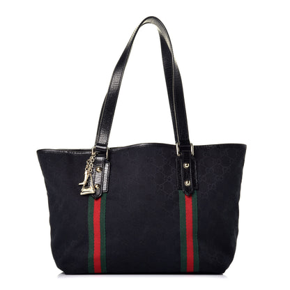 Gucci Monogram Medium Jolicoeur Tote Black 1 of 17