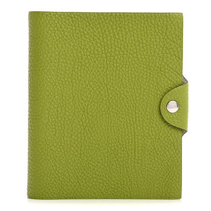 Hermes Togo Ulysse PM Notebook Cover Vert Anis 1 of 13