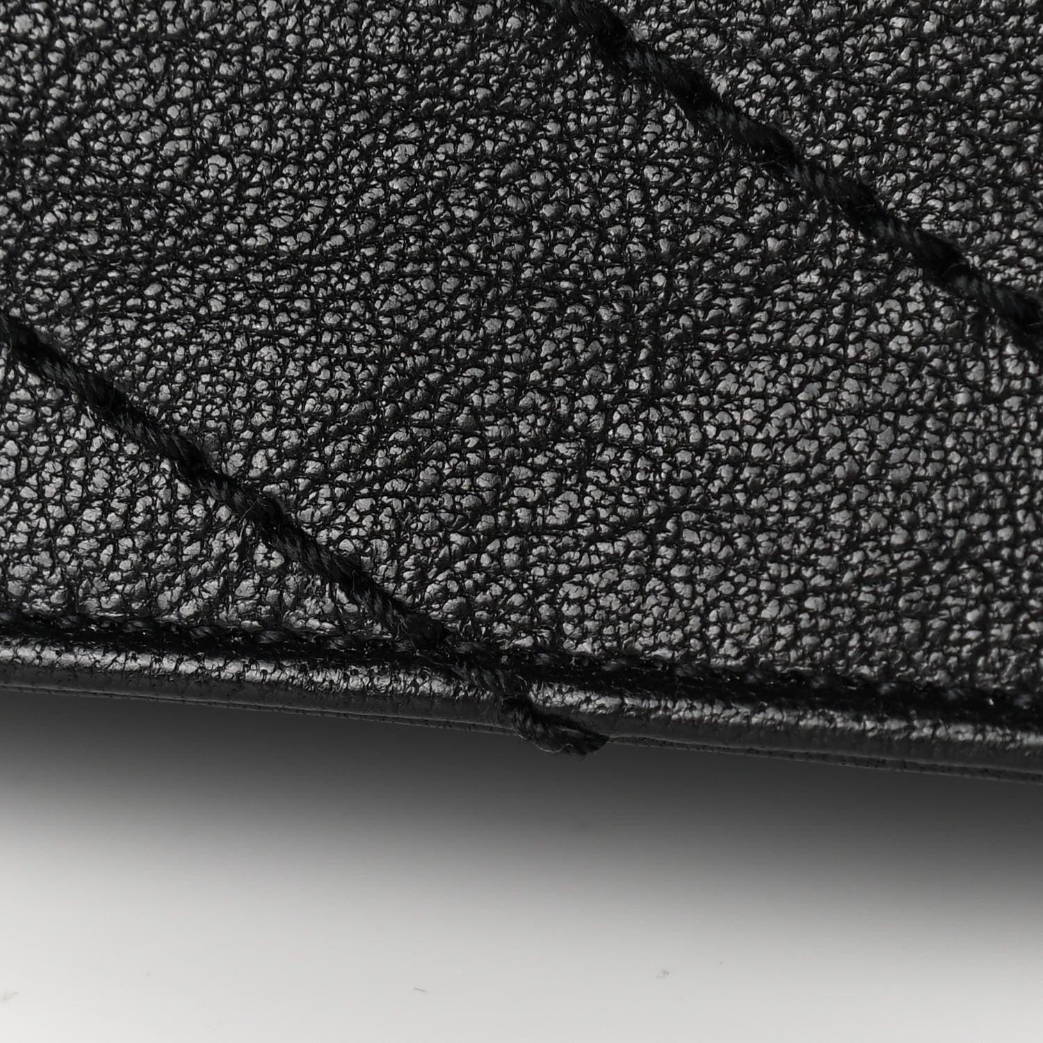 Saint Laurent Pebbled Lambskin Chevron Monogram Large Nolita Black 10 of 11