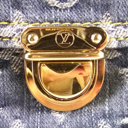 Louis Vuitton Monogram Denim Neo Speedy Blue 5 of 8