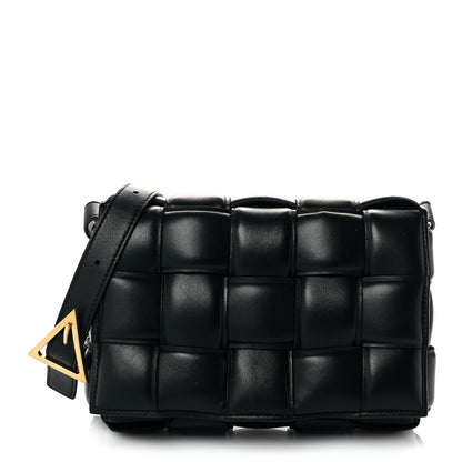 Bottega Veneta Nappa Maxi Intreccio Padded Cassette Crossbody Bag Black 1 of 11