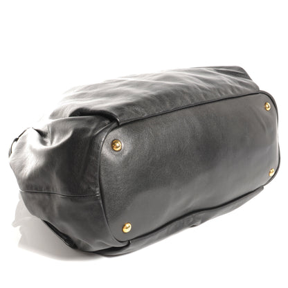 Prada Soft Calf Shopping Tote Nero Black 4 of 9