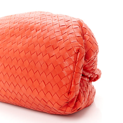 Bottega Veneta Nappa Maxi Intrecciato The Pouch Oversized Clutch Orange 10 of 10