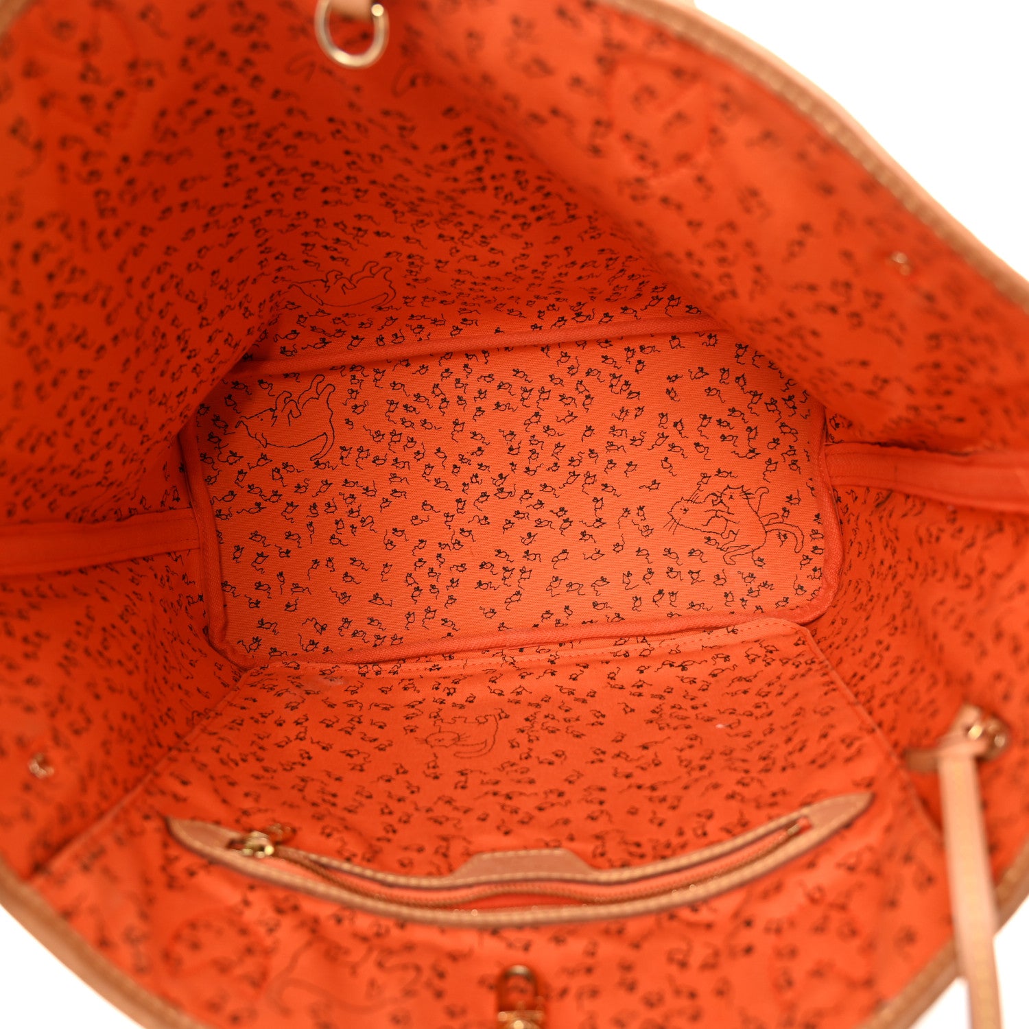 Louis Vuitton Catogram Neverfull MM Marron 6 of 12