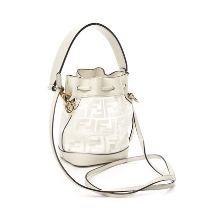 Fendi TPU FF Vitello Grace F is Fendi Mini Mon Tresor Bucket Bag White 3 of 10