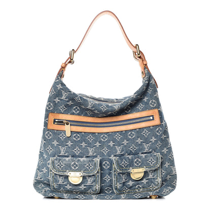 Louis Vuitton Denim Baggy GM Blue 1 of 8