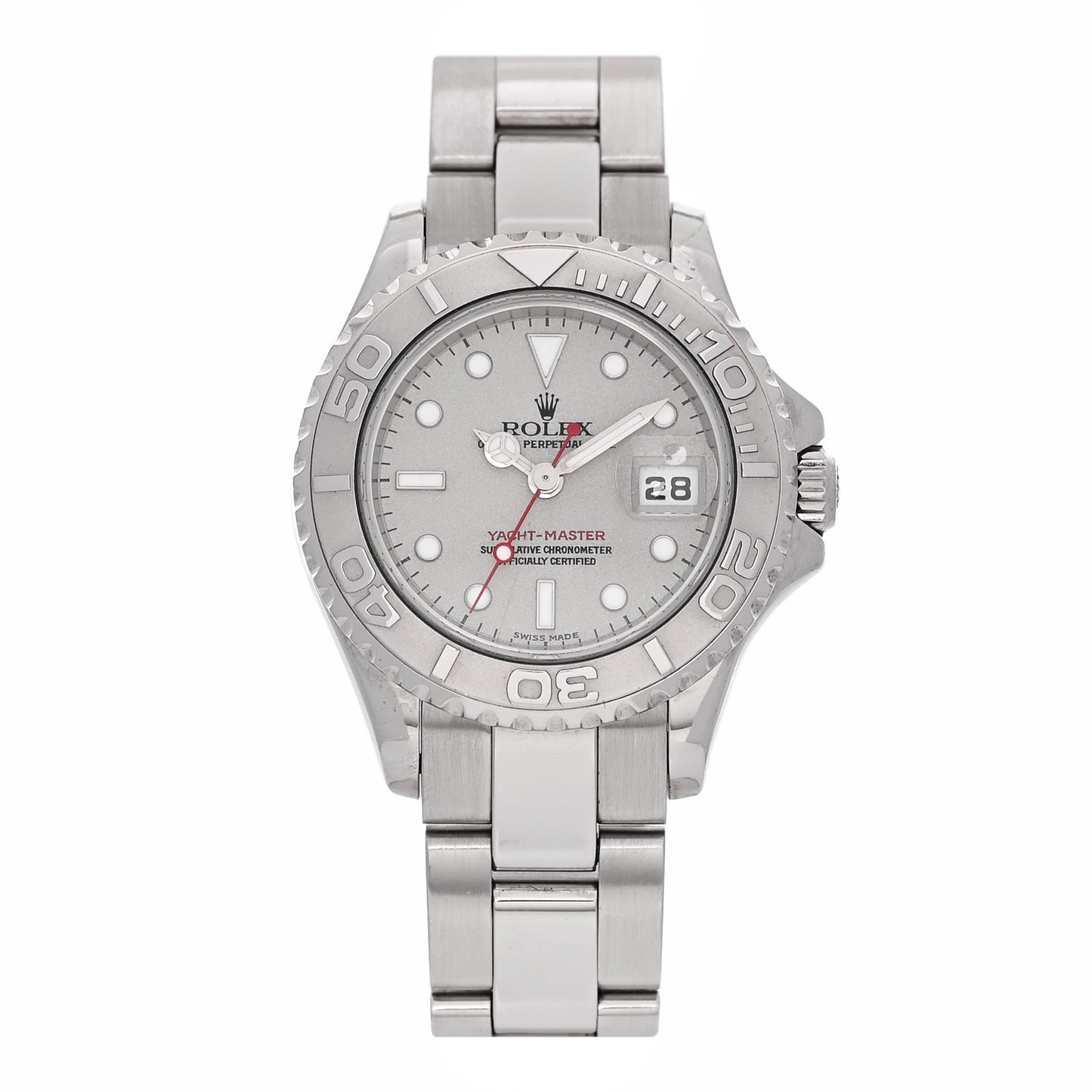 Stainless Steel Platinum 29mm Yacht-Master Watch Silver 169622
