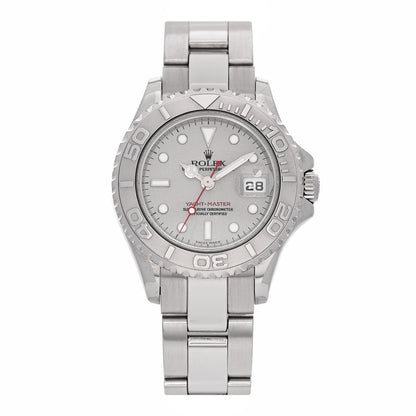 Rolex Stainless Steel Platinum 29mm Yacht-Master Watch Silver 169622 1 of 5