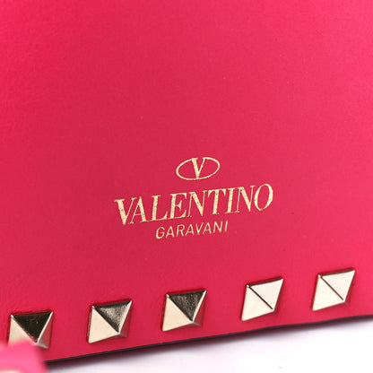 Valentino Garavani Calfskin Rockstud Camera Crossbody Bag Deep Fuxia 8 of 13